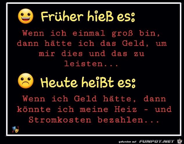 Frher und Heute