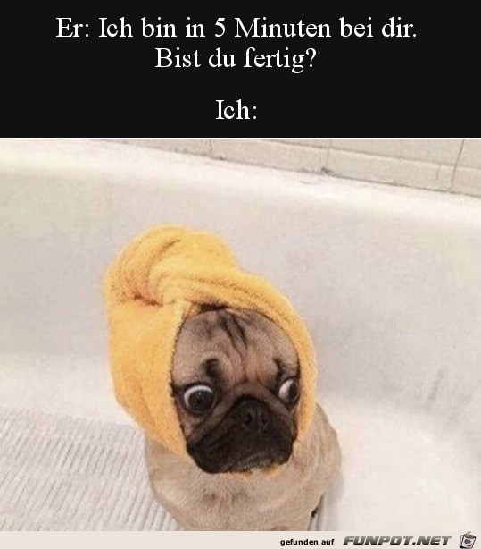 Sie ist noch nicht fertig