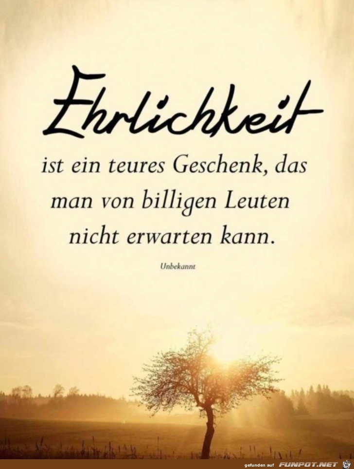 Ehrlichkeit