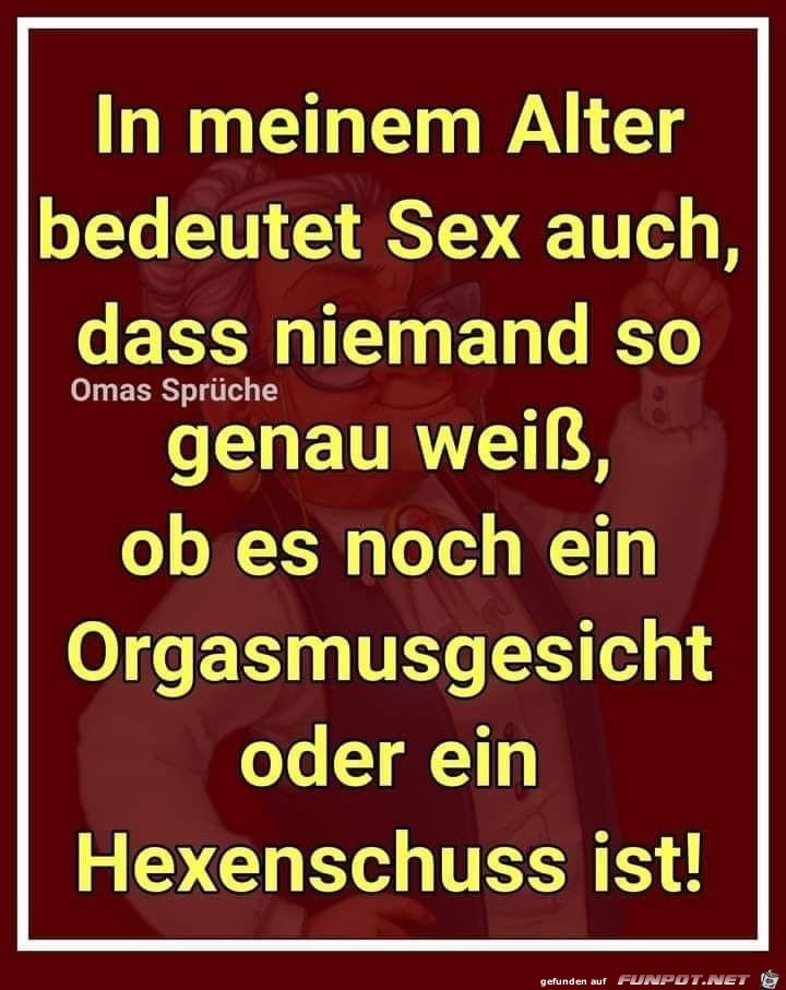 In meinem Alter