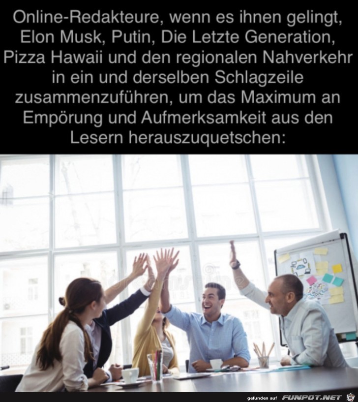 Gute Schlagzeile hinbekommen