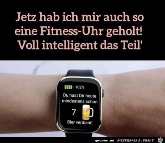 Besondere Fitness-Uhr