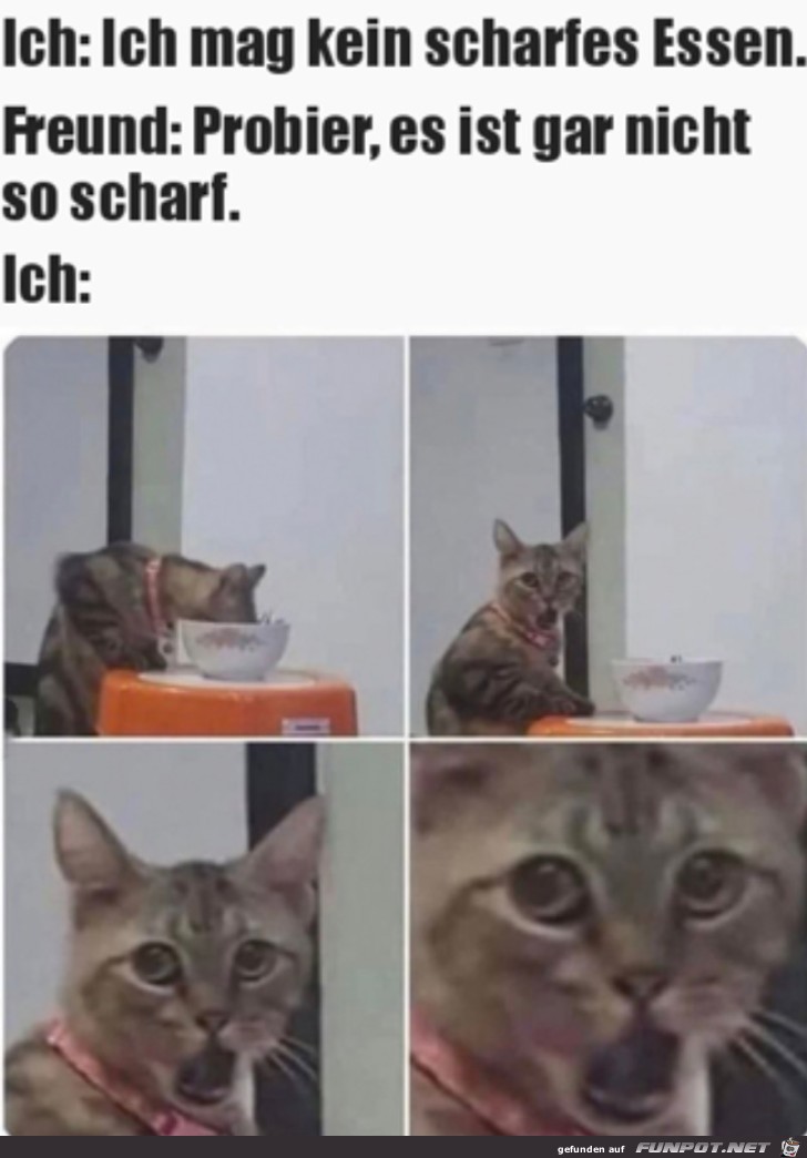 Es ist nicht scharf