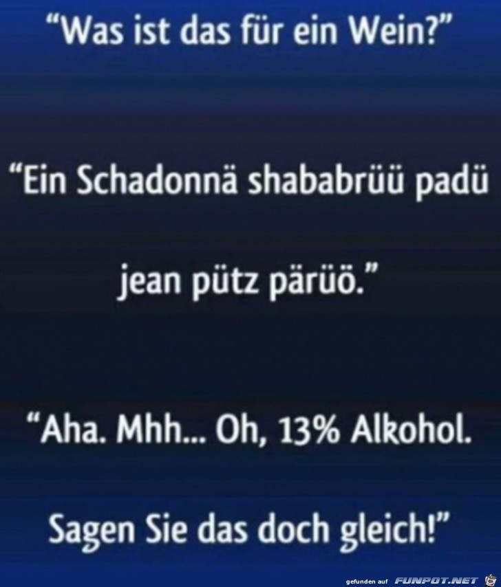 Ein Weinkenner