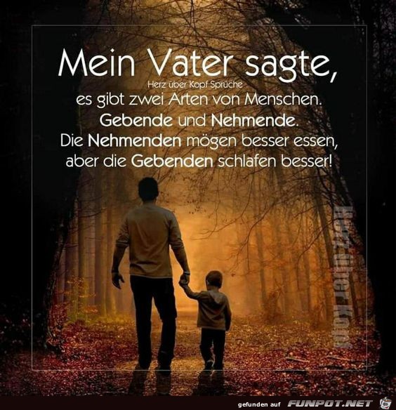 Mein Vater sagte