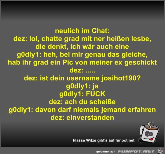 neulich im Chat