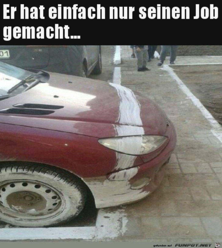 Sein Job ist erledigt