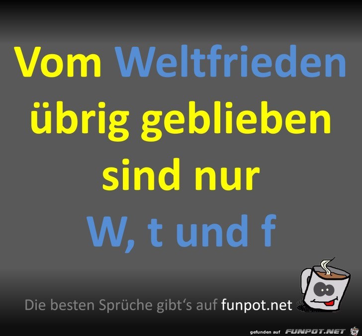 Weltfrieden