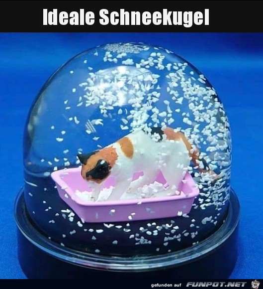 Ideale Schneekugel.....