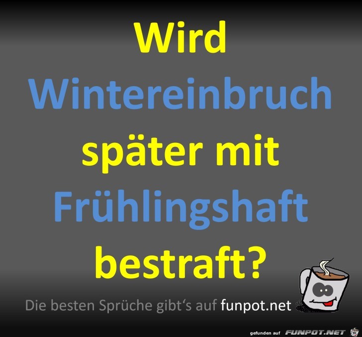 Wintereinbruch