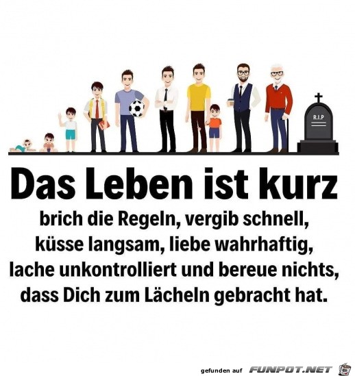 Das Leben ist kurz