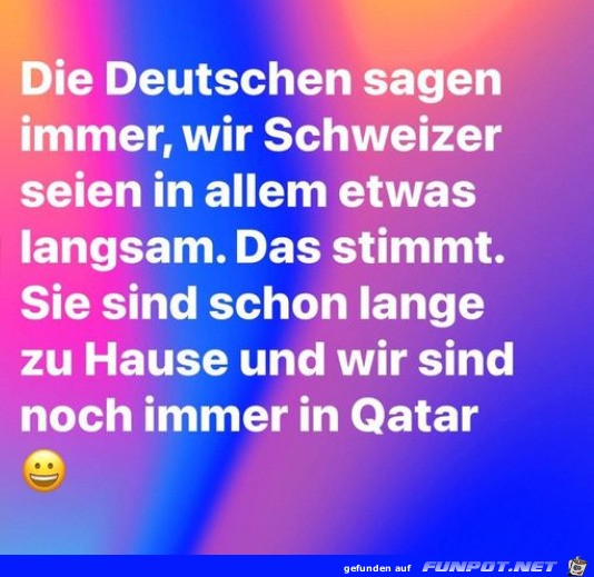 Die Schweizer sind noch drin