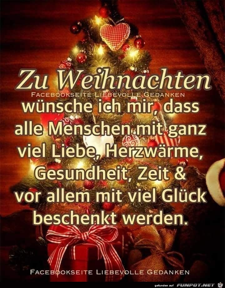 Zu Weihnachten wnsche ich mir