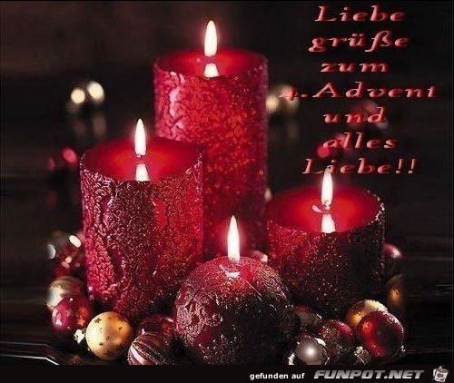 Liebe Grsse zum 4. Advent