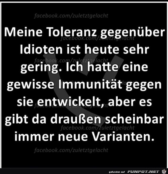 Toleranz