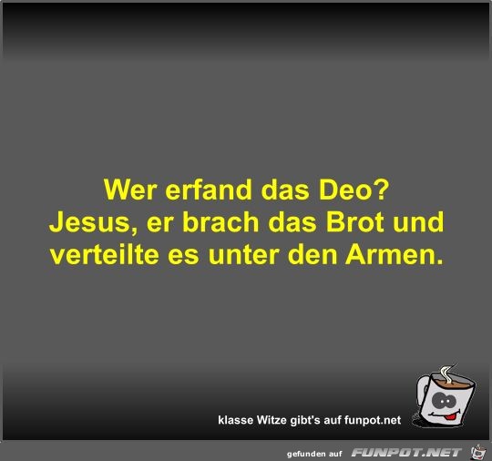 Wer erfand das Deo?