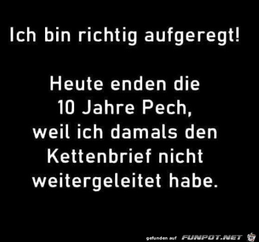 Ich bin aufgeregt Ich bin aufgeregt