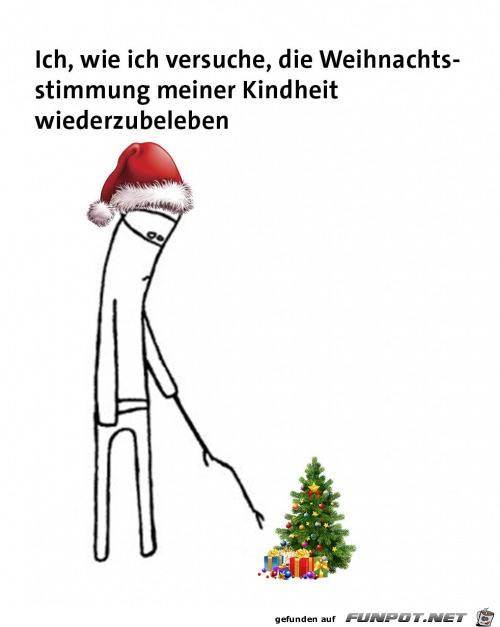 Ich suche meine Weihnachtsstimmung