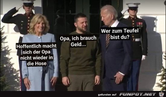 Biden ist soooo alt ;-)