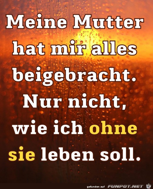 Meine Mutter