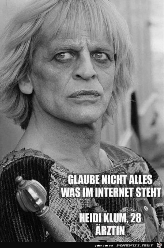 Was im Internet steht