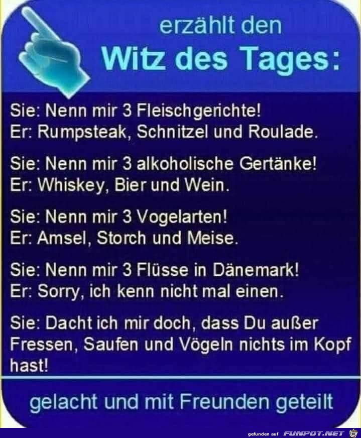 Witz des Tages