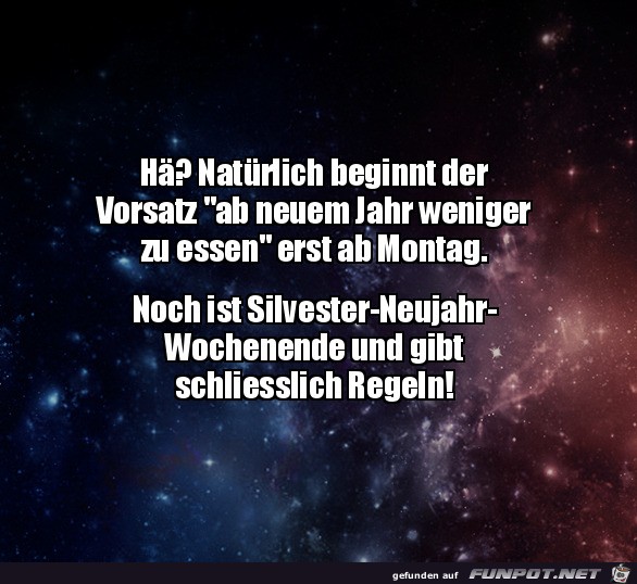 Neujahrsvorsatz