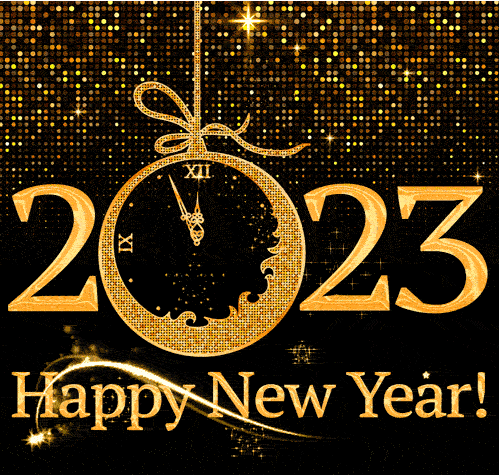 Happy New Year Clock - Frohes neues Jahr-Uhr