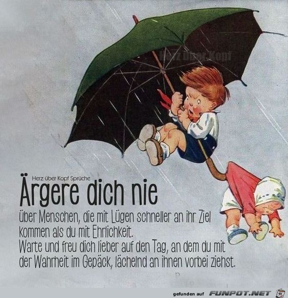 rgere dich nie