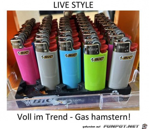 Gas hamstern