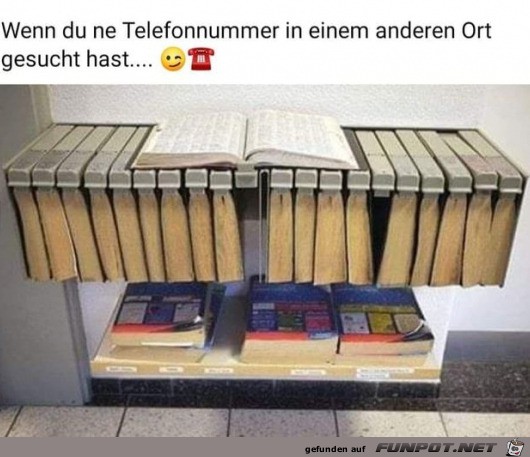 Telefonbcher damals