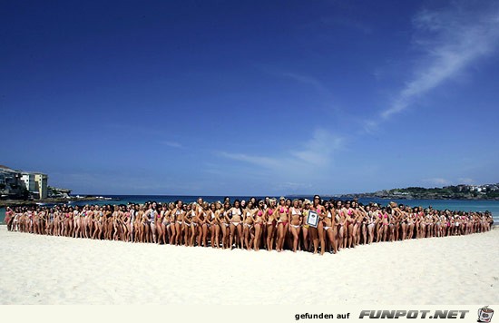 Bikini-World-Record! Das sind ein paar Damen in Bikinis ;-)