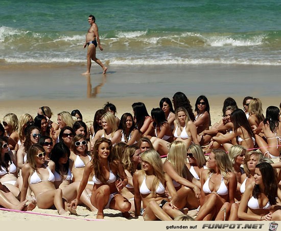 Bikini-World-Record! Das sind ein paar Damen in Bikinis ;-)