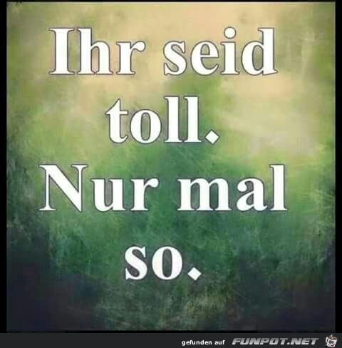 Nur mal so