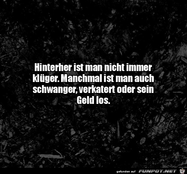 Hinterher