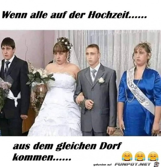 Alle aus einem Dorf