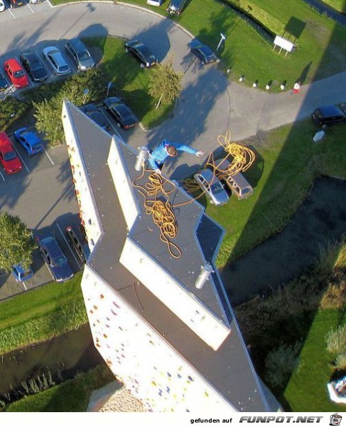 Hchste freistehende Kletterwand der Welt