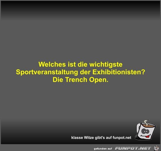 Welches ist die wichtigste Sportveranstaltung der...