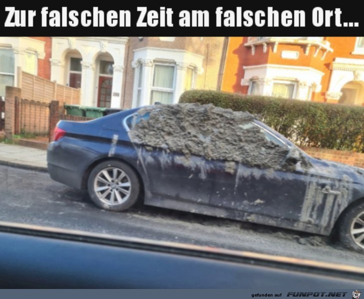 Am falschen Ort