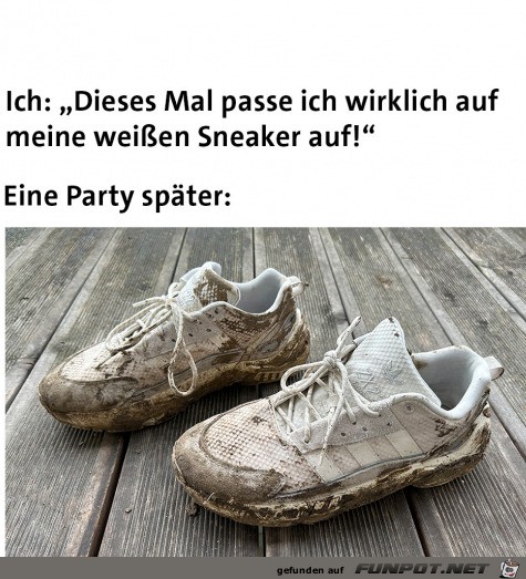 Tolle weie Sneaker