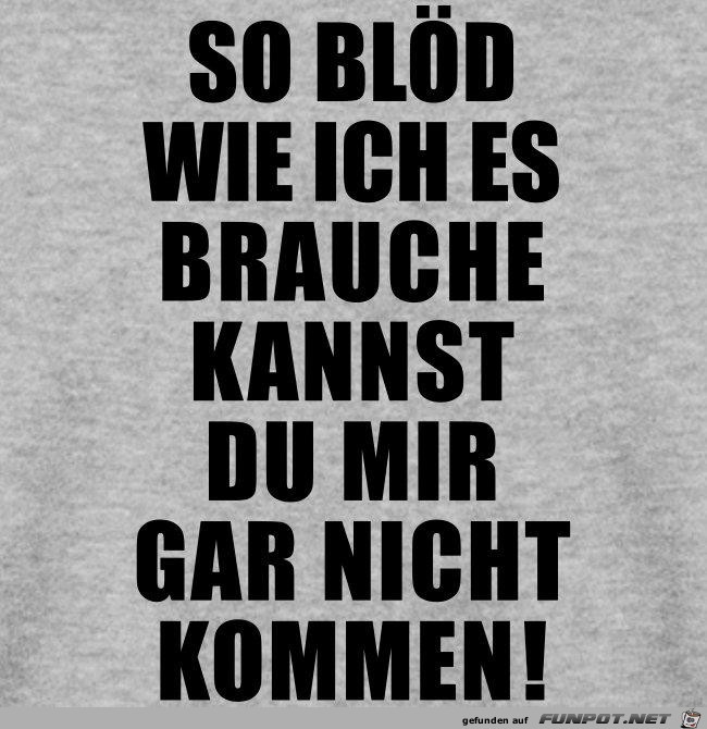 So blöd So blöd