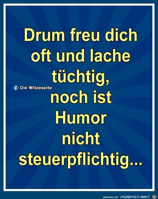 Drum freu dich Drum freu dich