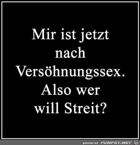 Wer will Streit