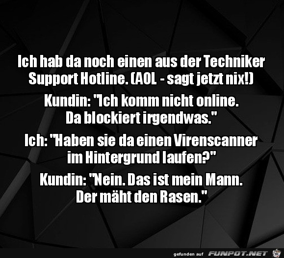 Beim Support