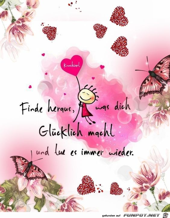 Finde heraus was dich glcklich macht
