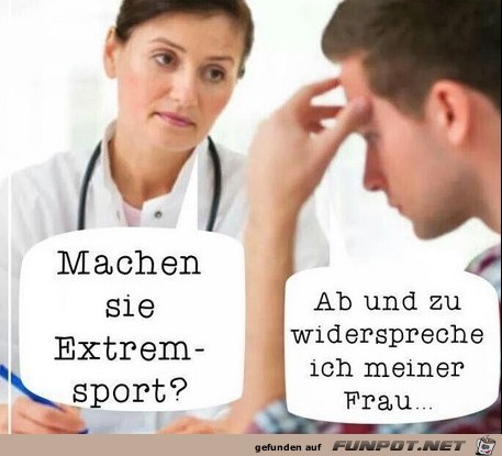 Machen Sie Extremsport