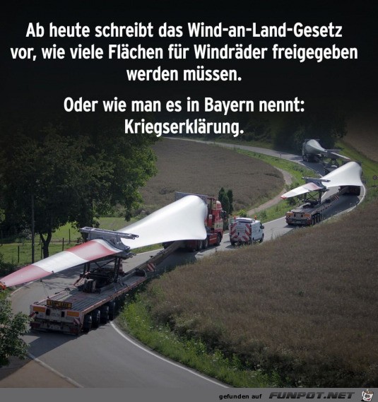 Flchen fr Windrder freigeben