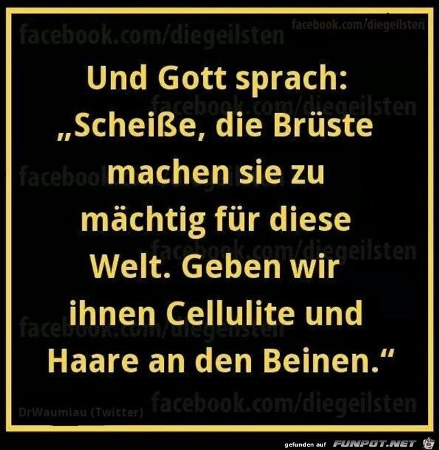 Und Gott sprach