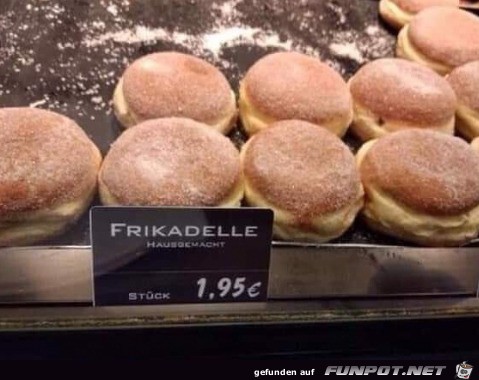 Komische Frikadelle