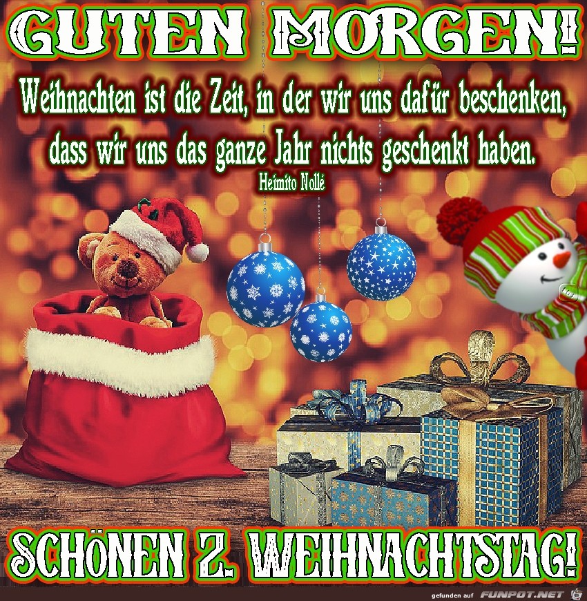 Weihnachten 2. Weihnachtsfeiertag